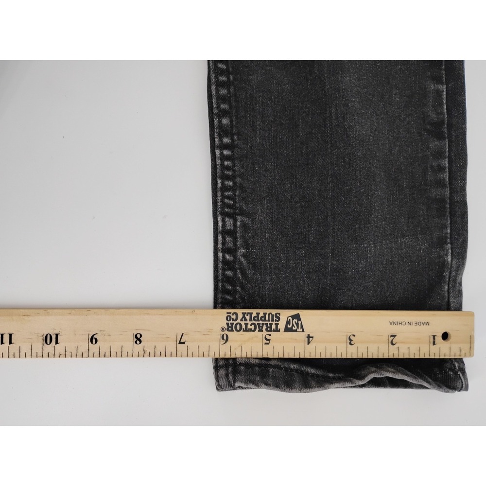 levis 511 black jeans mens 29x32 distressed grunge slim fit skinny - Picture 10 of 10